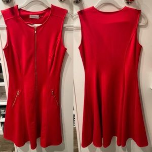 Calvin Klein zip front dress